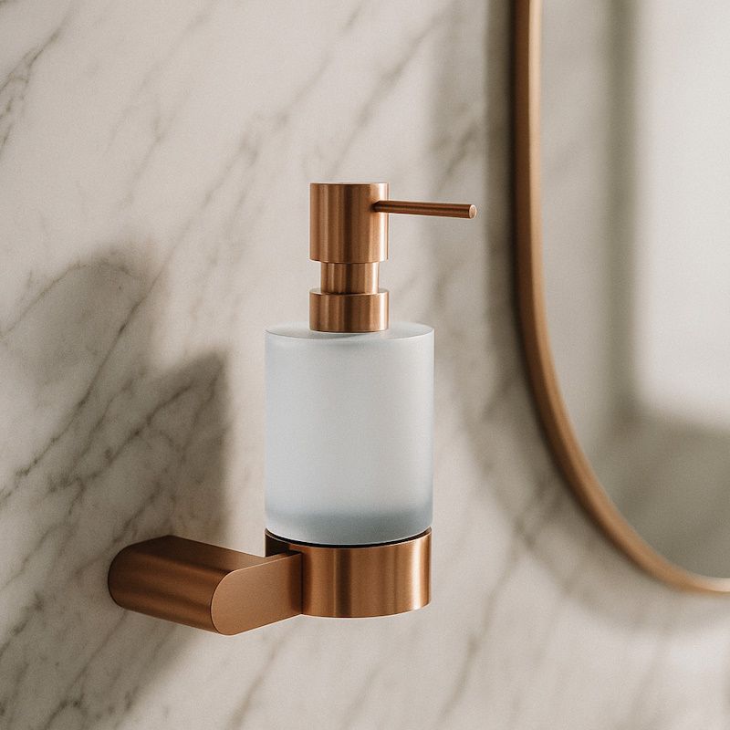 Дозатор жидкого мыла Knotlor LD102RB, бронза