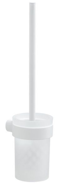 Gedy Pirenei настенный стеклянный ерш, цвет белый матовый