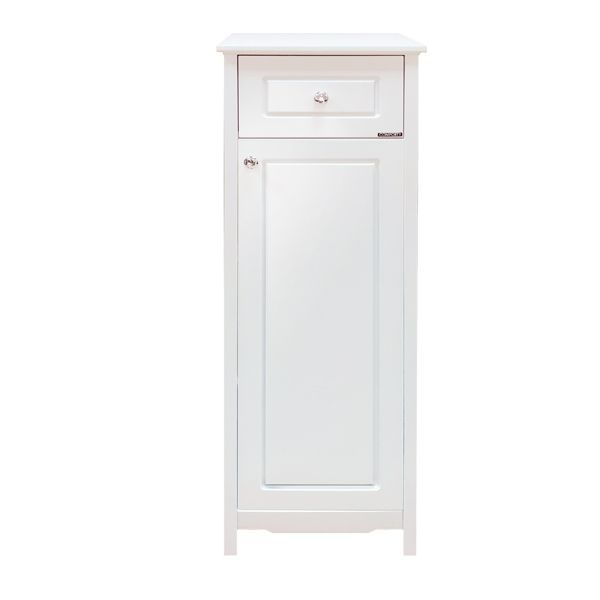 Шкаф полупенал Comforty Тбилиси 40 3132633 Белый глянец