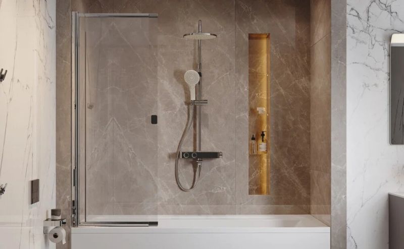 Комплект мебели для ванной AM.PM Inspire V2.0 100 UK50SD подвесной Серый матовый со смесителем с унитазом с инсталляцией с акриловой ванной на каркасе с душевой шторкой и душевой системой и аксессуарами Комплект мебели для ванной AM.PM Inspire V2.0 100 UK50SD подвесной Серый матовый со смесителем с унитазом с инсталляцией с акриловой ванной на каркасе с душевой шторкой и душевой системой и аксессуарами