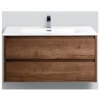 Тумба под раковину BelBagno Kraft 100 KRAFT-1000-2C-SO-RT подвесная Табачный дуб Тумба под раковину BelBagno Kraft 100 KRAFT-1000-2C-SO-RT подвесная Табачный дуб