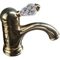 Смеситель для умывальника CRYSTAL, золото_Комплект