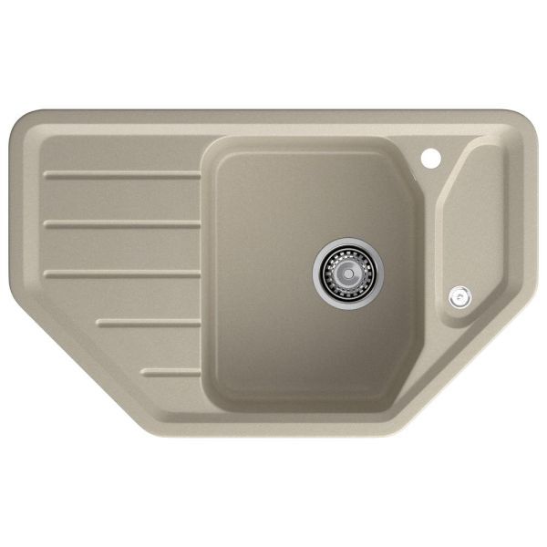 Кухонная мойка GranFest CORNER 800E, топаз