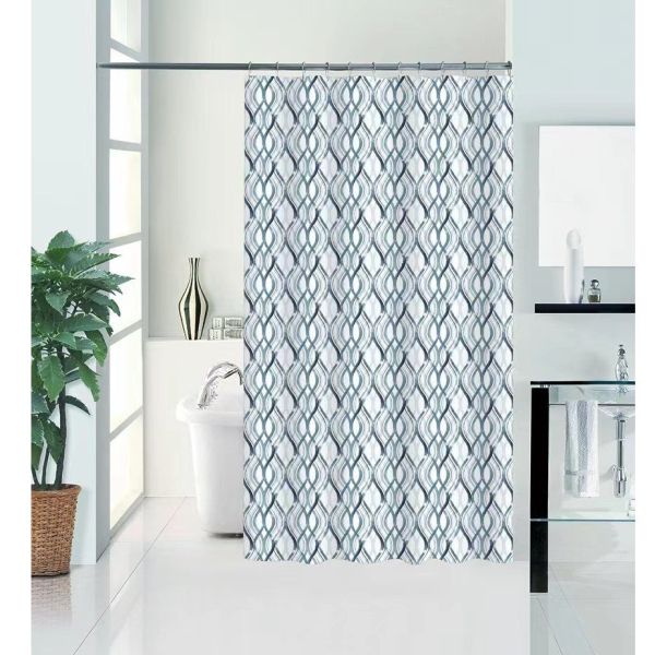 Штора для ванной комнаты Savol S-ZJB1820B, узор