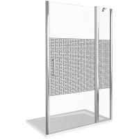 Душевая дверь в нишу Good Door Fantasy WTW-120-F-CH 120 профиль Хром стекло прозрачное с рисунком Душевая дверь в нишу Good Door Fantasy WTW-120-F-CH 120 профиль Хром стекло прозрачное с рисунком