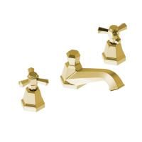 Stella Eccelsa Смеситель для раковины на 3 отверстия 3224PTC, с донным клапаном, цвет: золото 24К