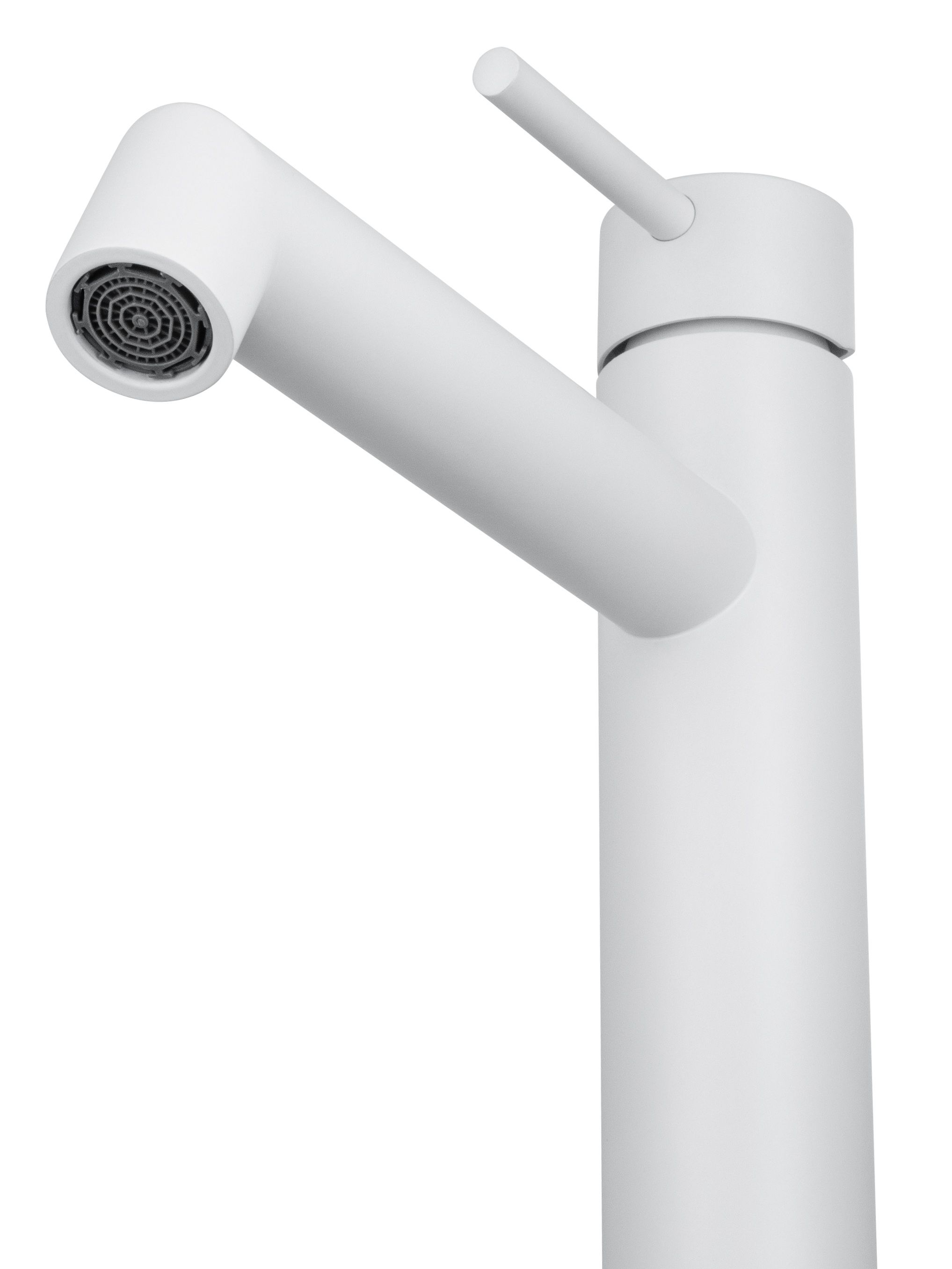 Смеситель для раковины высокий WONZON & WOGHAND, Белый матовый (WW-H1064-MW)