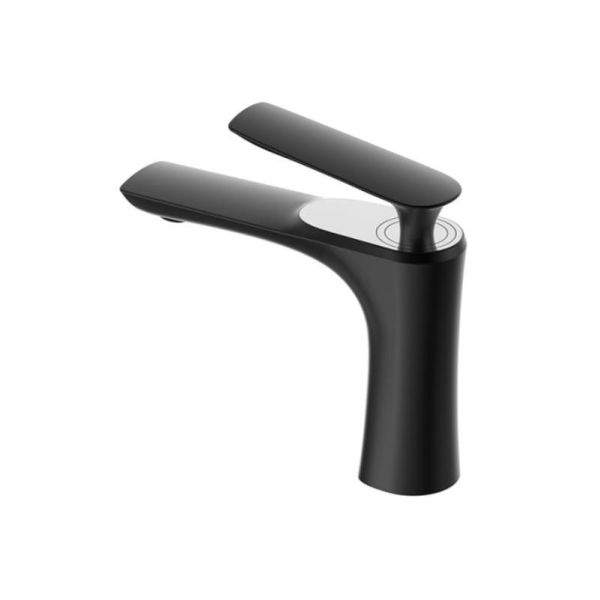 Смеситель для раковины Bravat F1390424BW-RUS, черный