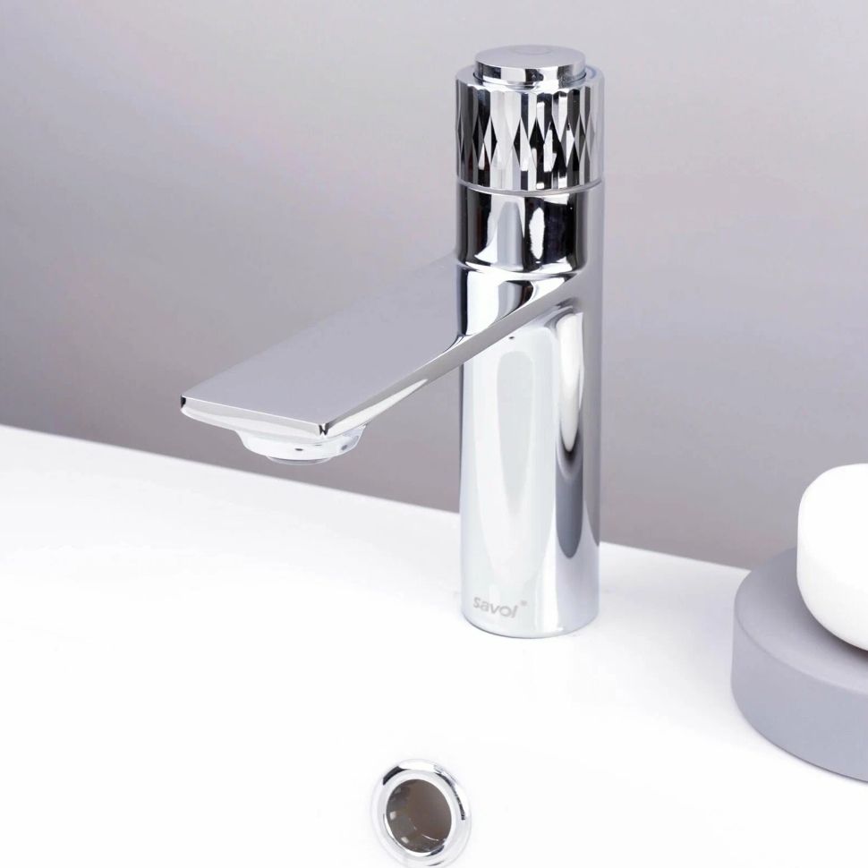 Смеситель для раковины Savol S-601810, хром