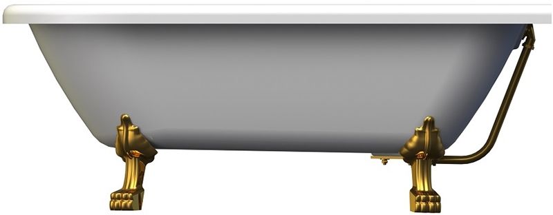 Акриловая ванна Radomir Венеция 175х80 1-01-3-0-1-139 Белая с ножками золото