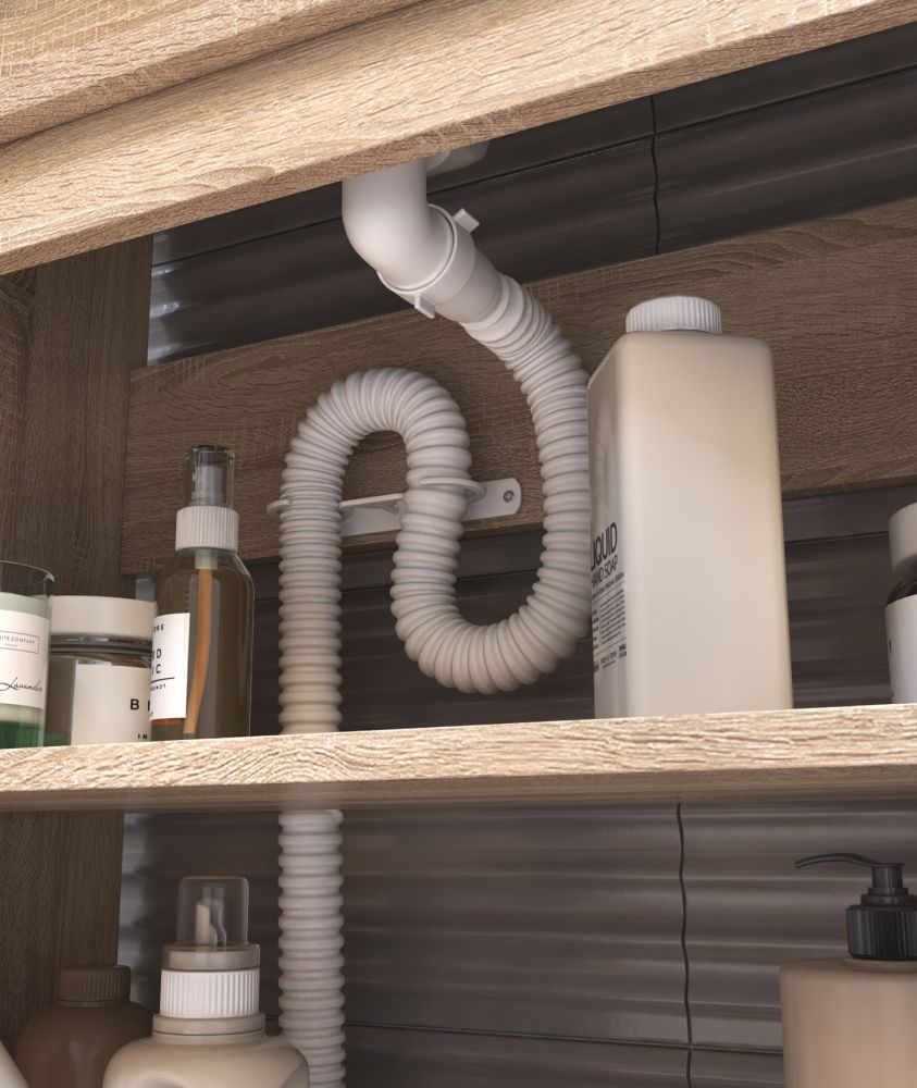 Тумба под раковину напольная VIGO Wing tn.WIN.BAL.70.2D дуб сонома, 70 см, артикул tn.WIN.BAL.70.2D дуб сонома