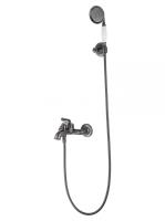 Смеситель для ванны с душем WONZON & WOGHAND STEAM, Темный графит (WW-88639008-BGM)