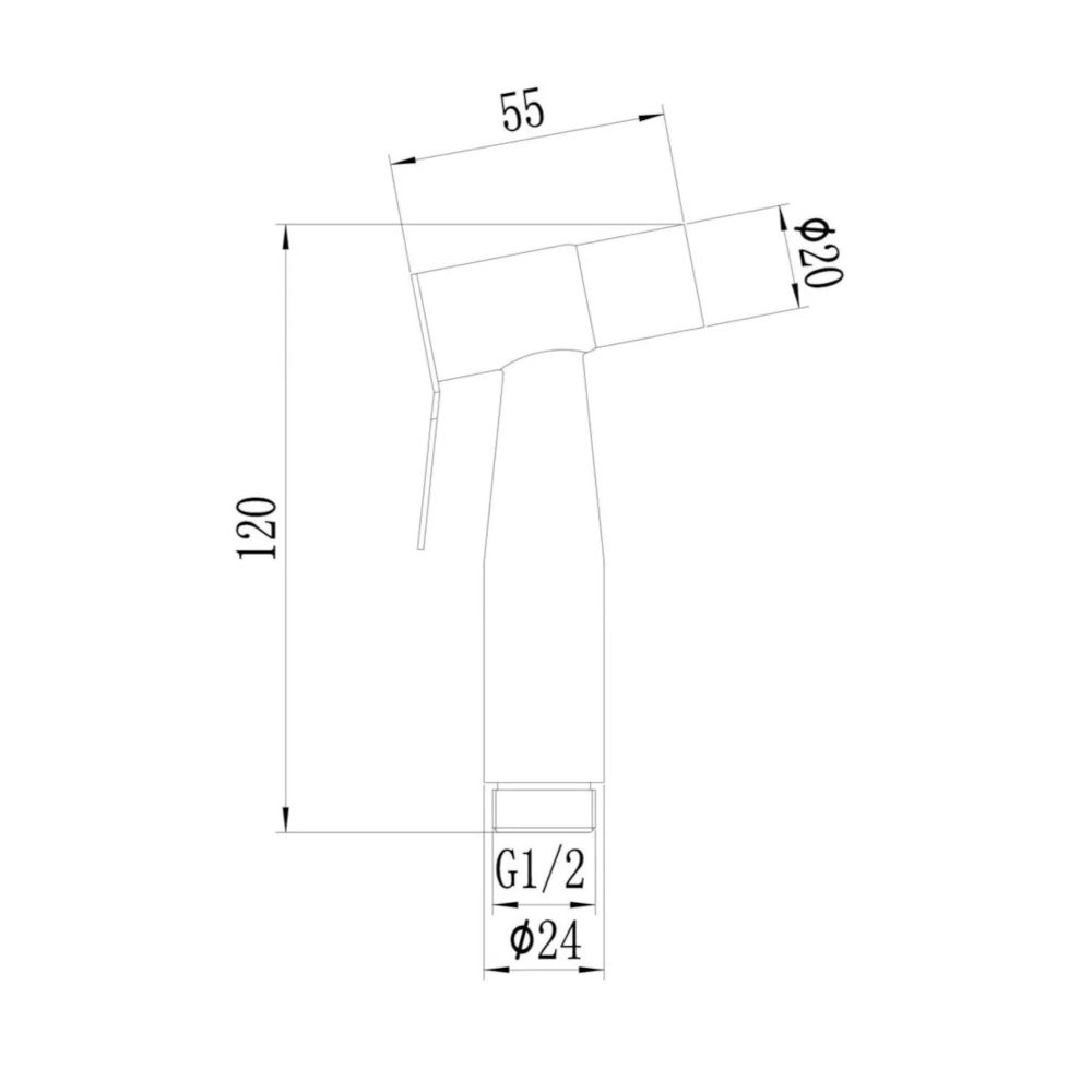 Лейка для гигиенического душа Savol S-PQ06L, сатин