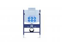 Инсталляция для подвесного унитаза с верхней кнопкой смыва Aquatek INS-0000018 , 800*500*150 мм, +звукоизоляционная прокладка Инсталляция для подвесного унитаза с верхней кнопкой смыва Aquatek INS-0000018 , 800*500*150 мм, +звукоизоляционная прокладка