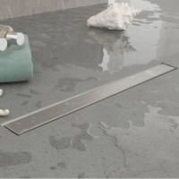 Plumberia Selection Трап душевой PS LINEAR 6x120 2устор. накладка из нерж.стали, комбинир.затвор с горизонт. Выпуском Ду 50мм,40л/мин, браш.нерж.сталь