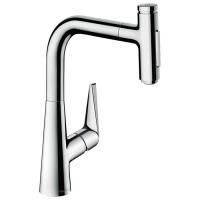 Смеситель для кухни, Hansgrohe, Talis Select M51, sBox, тип открывания воды-однорычажный, тип регулирования воды-керамический картридж, монтаж-на раковину/столешницу, отверстия для монтажа-1, высота, мм-335, вынос излива, мм-208, тип излива-выдвижной, пов Смеситель для кухни, Hansgrohe, Talis Select M51, sBox, тип открывания воды-однорычажный, тип регулирования воды-керамический картридж, монтаж-на раковину/столешницу, отверстия для монтажа-1, высота, мм-335, вынос излива, мм-208, тип излива-выдвижной, пов