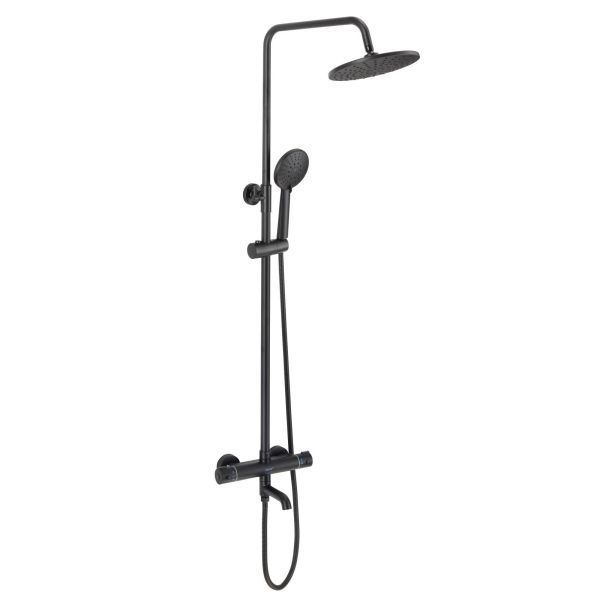 Душевая система с термостатом Savol S-GR68C5-H, черный