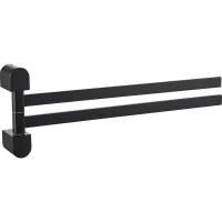 Полотенцедержатель поворотный WONZON & WOGHAND CARBON, Черный (WW-7731)