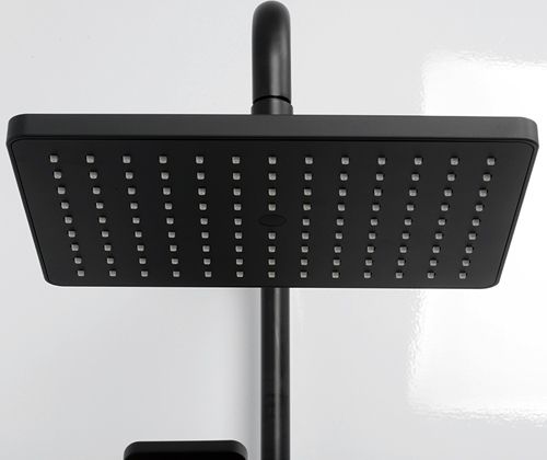 Душевая система WasserKRAFT Thermo A11401 с термостатом Черная глянцевая