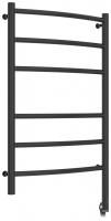 Полотенцесушитель электрический "ГАЛАНТ МЭМ" 800х500 / Прямой МЭМ правый (Матовый чёрный)