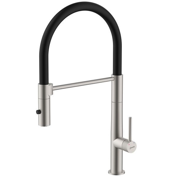 Смеситель Lemark Beluga для кухни с гибким изливом (LMF-8074B-BN)