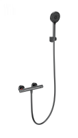 Смеситель для душа с термостатом WONZON & WOGHAND INN 5, Темный графит (WW-B2063-A-BGG)
