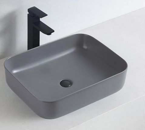 Раковина-чаша Bronze de Luxe Scandi 50 6127-GM Серая матовая