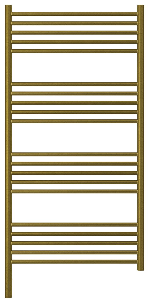 Полотенцесушитель электрический "БОГЕМА 3.0" прямая 1200х600 / МЭМ левый (Состаренная бронза)
