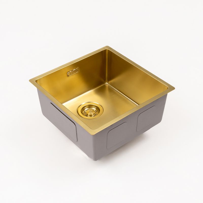 Кухонная мойка Grandex Aqua Optima 5011351, золото, артикул 5011351