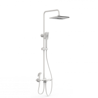 Душевая система с термостатом WONZON & WOGHAND, Белый матовый (WW-B3310-MW)