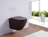 Унитаз подвесной AZALEA (Matt Coffee)