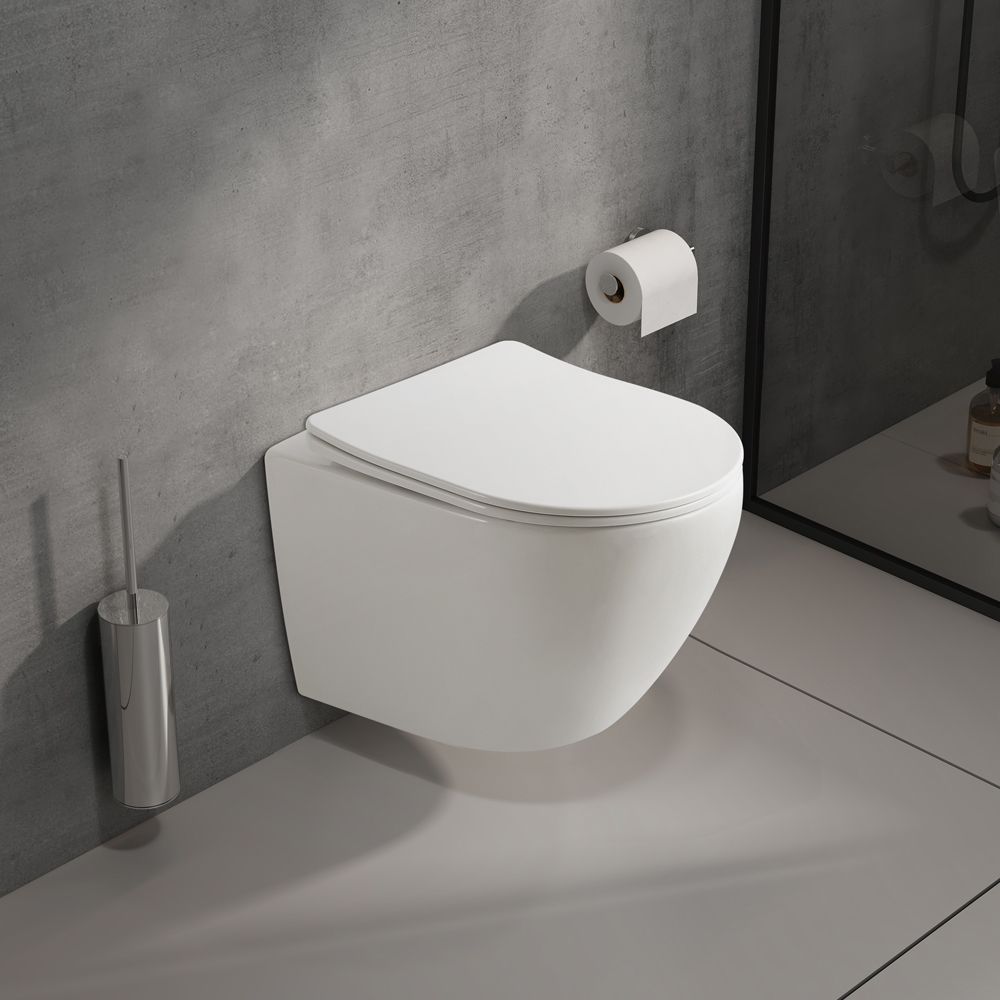 Унитаз подвесной WesnaArt NOVA TORNADO 214-NOV03, белый