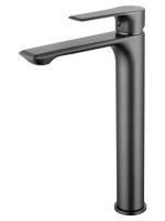 Смеситель для раковины высокий WONZON & WOGHAND BRILLIANT, Темный графит (WW-88019079-BGM)