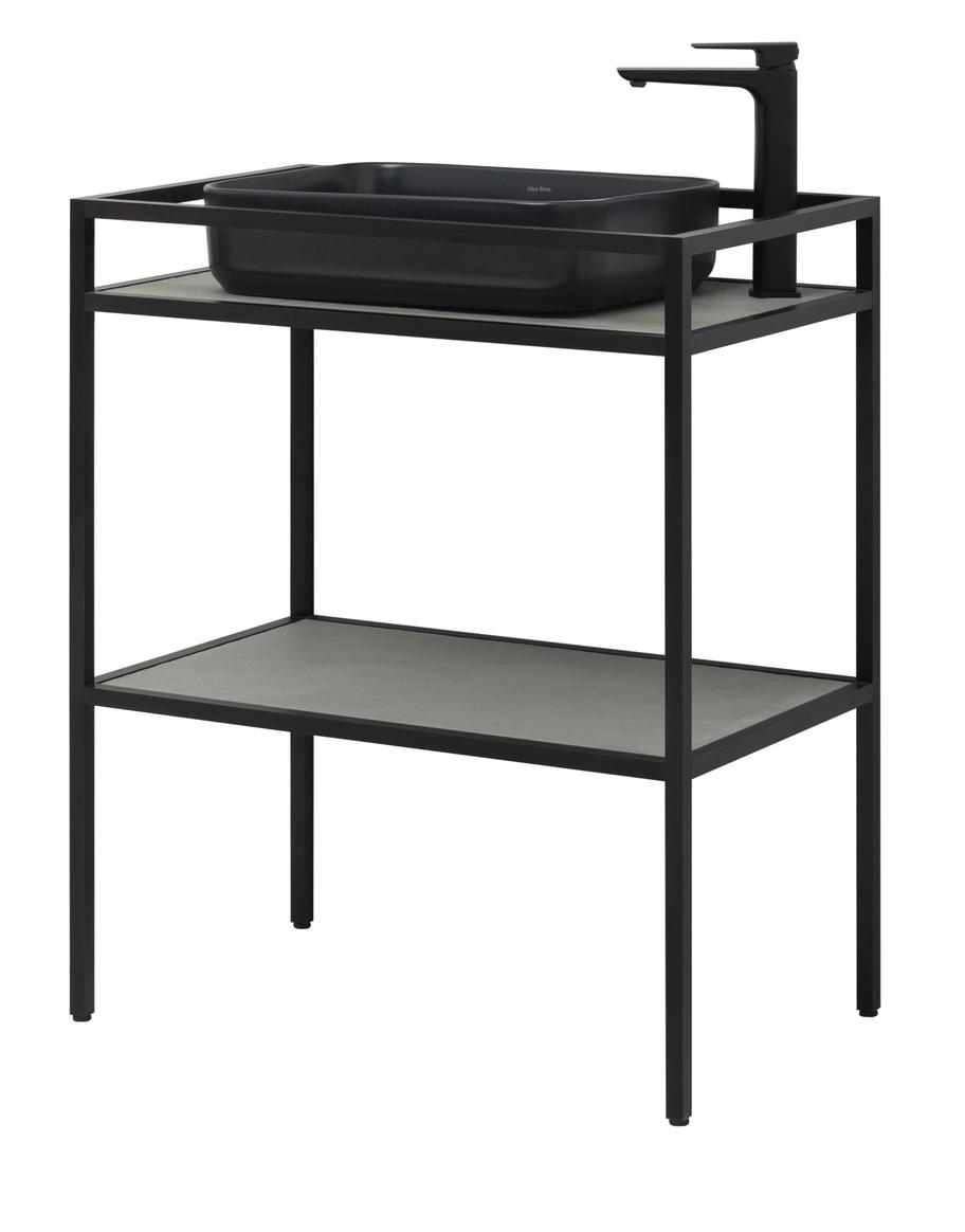 Консоль под раковину Allen Brau Liberty 75 1.33002.BB черный браш, артикул 1.33002.BB