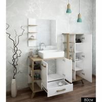 Зеркало Sanflor Ингрид 80 С000005875 Белое Зеркало Sanflor Ингрид 80 С000005875 Белое