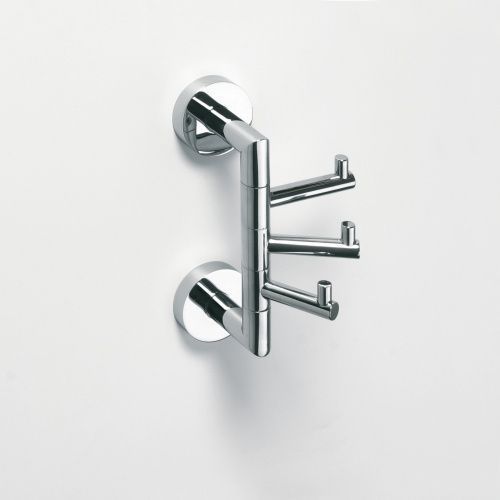 Крючок OMEGA тройной поворотный 70x200мм