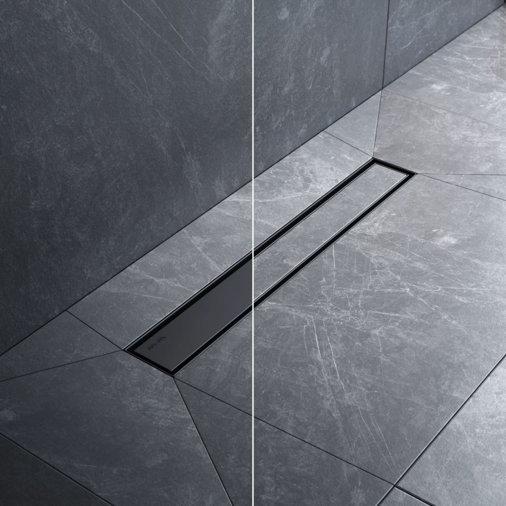 W01SC-U11-050-04BM MasterFlow Трап для душа линейный универс затвор Tile 50см цвет черн мат W01SC-U11-050-04BM MasterFlow Трап для душа линейный универс затвор Tile 50см цвет черн мат