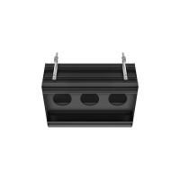 GESSI BINARIO Профиль линейный 670 мм., для 3 модулей, установка Easy-Fix, цвет Black XL