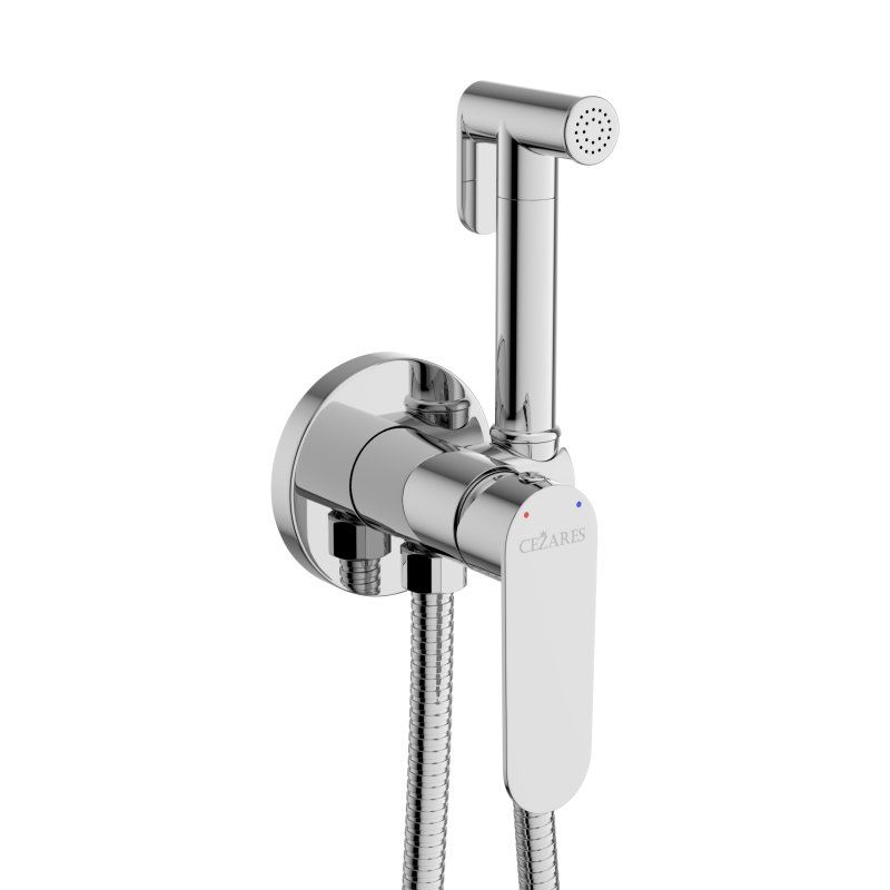 STYLUS-DIF-BORO Гигиенический душ со смесителем, брашированное золото, артикул STYLUS-DIF-BORO