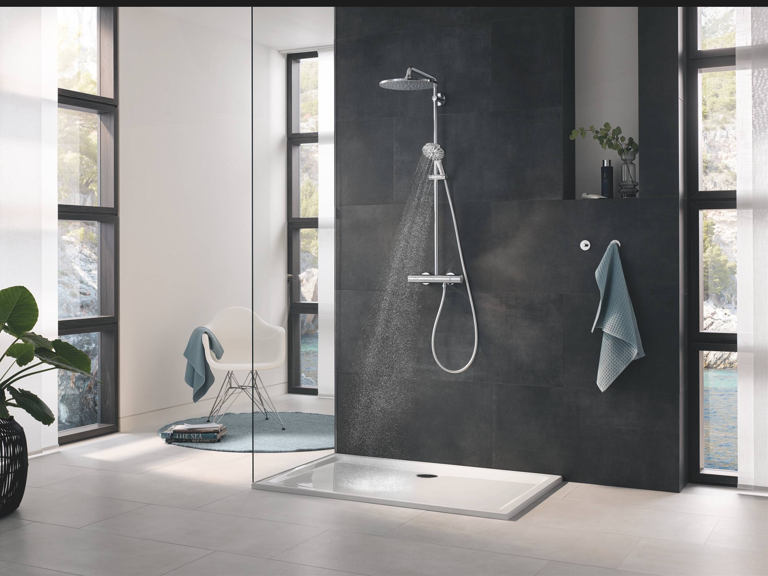 Душевая система GROHE RAINSHOWER SMARTACTIVE 26648000 (хром, металл/пластик, 175-см, круглая), шт