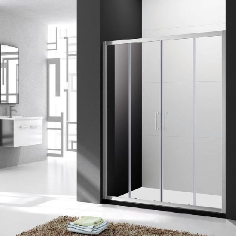 Душевая дверь в нишу Cezares Molveno BF-2 170 профиль Хром стекло прозрачное