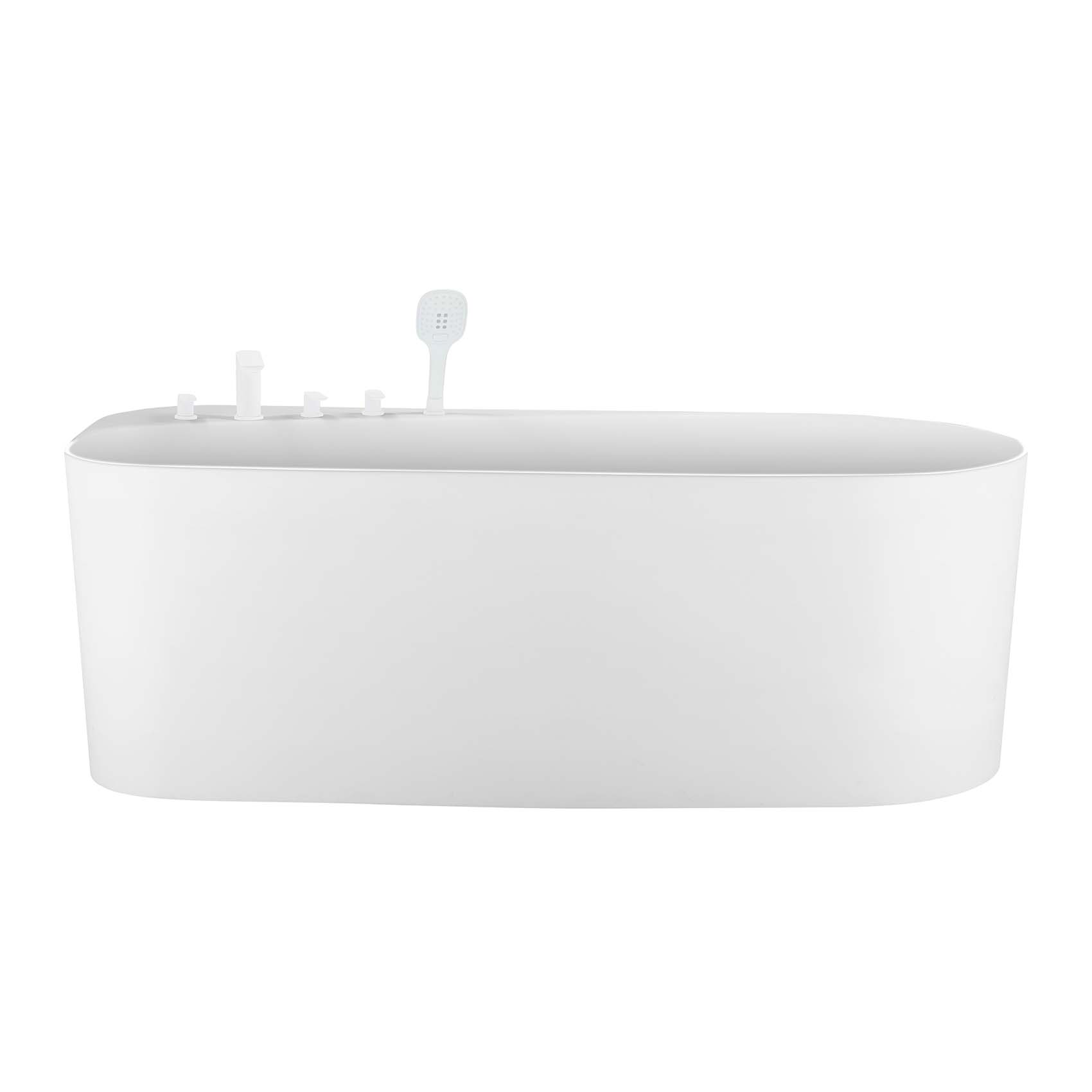 Ванна акриловая,отдельностоящая, AQUATEK AQ-1115780 ПРИМА 1700 * 800 * 580. В Комплекте со сливом и ножками.Цвет: белый глянцевый.