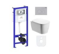 Комплект 6 в 1 Lavinia Boho Bell Pro Rimless 77040043, премиум с пластиковой клавишей