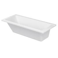 Duravit D-Code  Ванна акриловая 1600х700 мм см, встраиваемая, с 1 наклоном для спины, выпуск в зоне ног, цвет белый