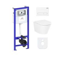 Комплект 6 в 1 Lavinia Boho Biore Compacto Rimless 77040085,премиум с пластиковой клавишей