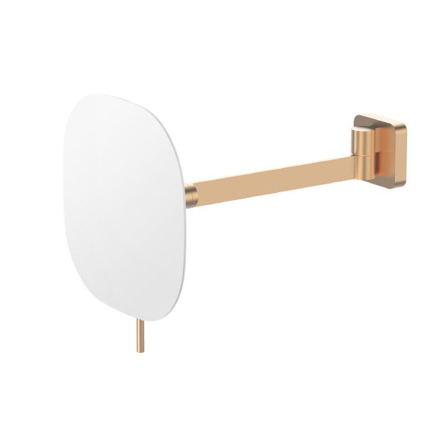 Зеркало косметическое JAVA S-M114LB, матовое золото