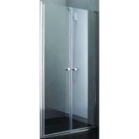 Душевая дверь в нишу Cezares Elena W-B-2 115 профиль Хром стекло прозрачное