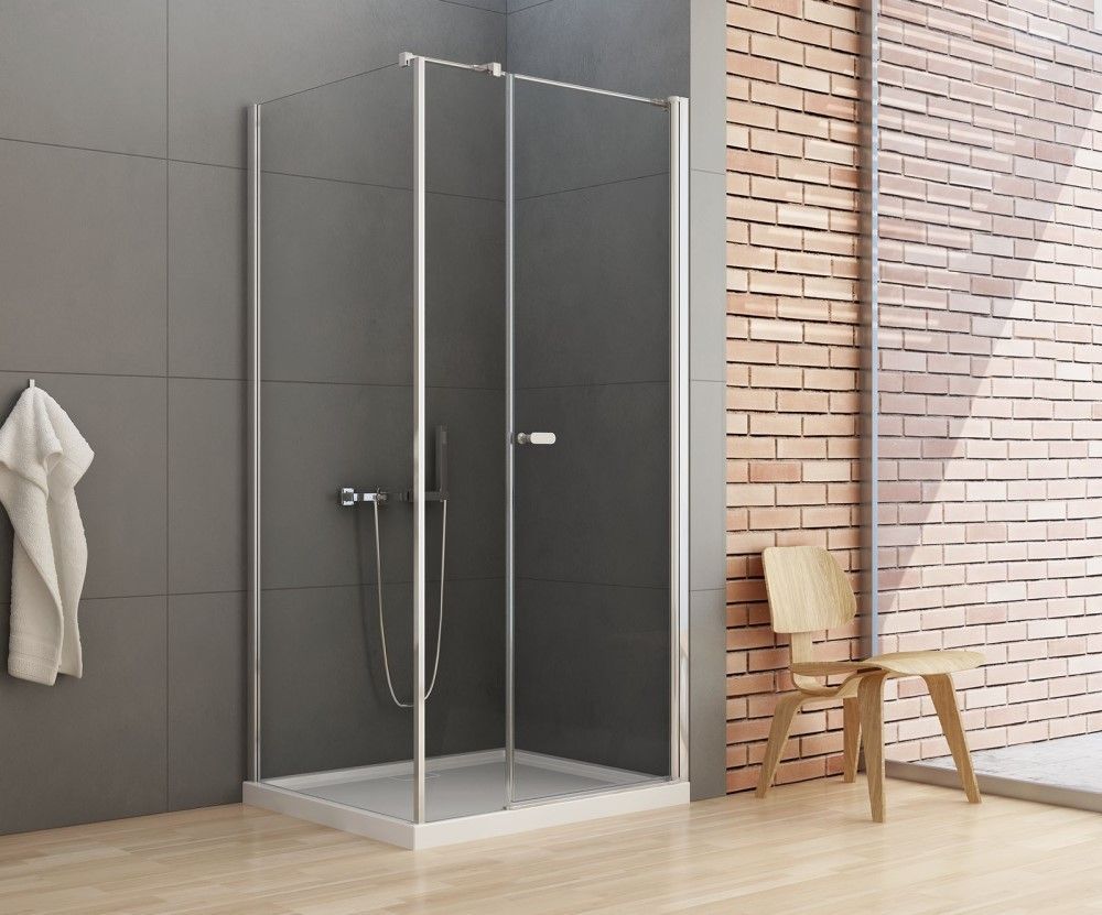 Душевое ограждение NEW TRENDY NEW SOLEO 110x120x195 K-0638 (хром)