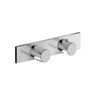 Fantini Milano Термостатический встраиваемый смеситель для душа, 3/4'' на 3 потока,(наружняя часть), цвет: хром