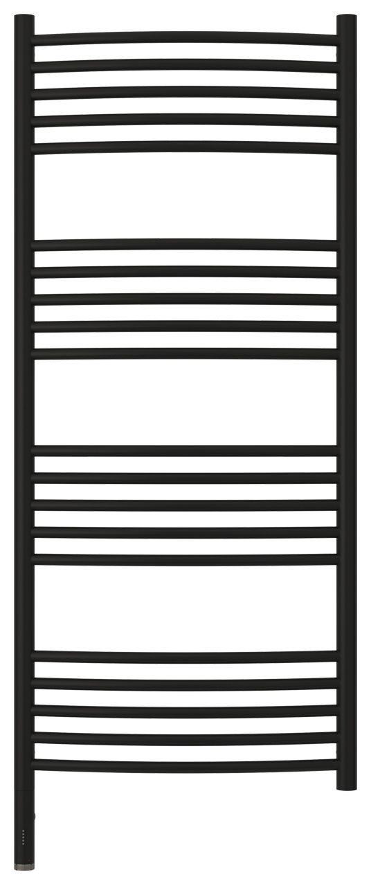 Полотенцесушитель электрический "БОГЕМА 3.0" 1200х500 / МЭМ левый (Матовый чёрный)